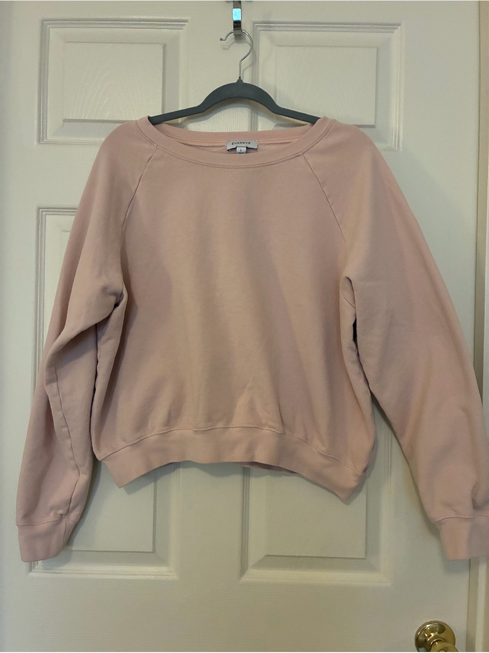 EVEREVE Heritage Sweatshirt Blush Pink Size L